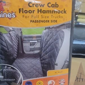 Crew Cab Floor Hammock for Dogs - Black